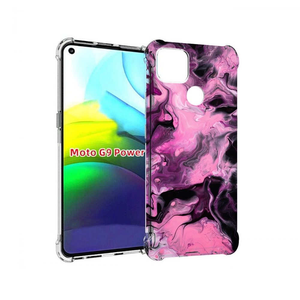 

Чехол MyPads смешивание-фиолетового для Motorola Moto G9 Power, Прозрачный, Tocco