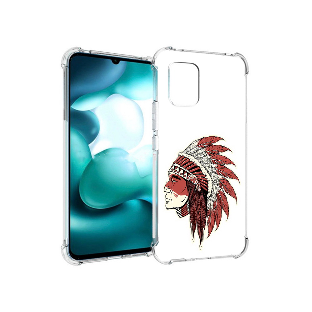 

Чехол MyPads Tocco для Xiaomi Mi 10 Lite красный индеец (PT150213.294.411), Прозрачный, Tocco