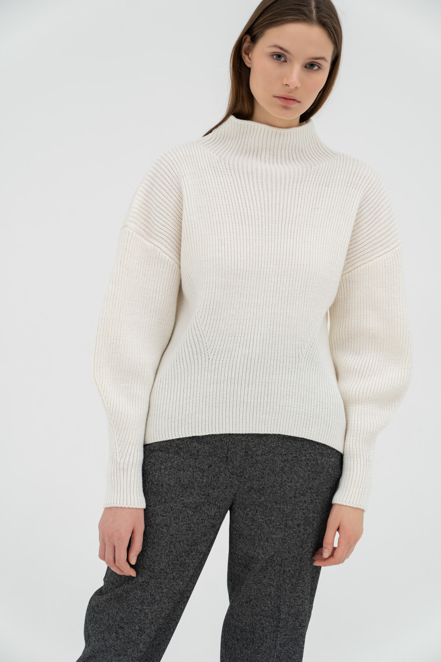 

Джемпер женский AIM Clothing S-718-PHR 01 белый 40-46, S-718-PHR 01