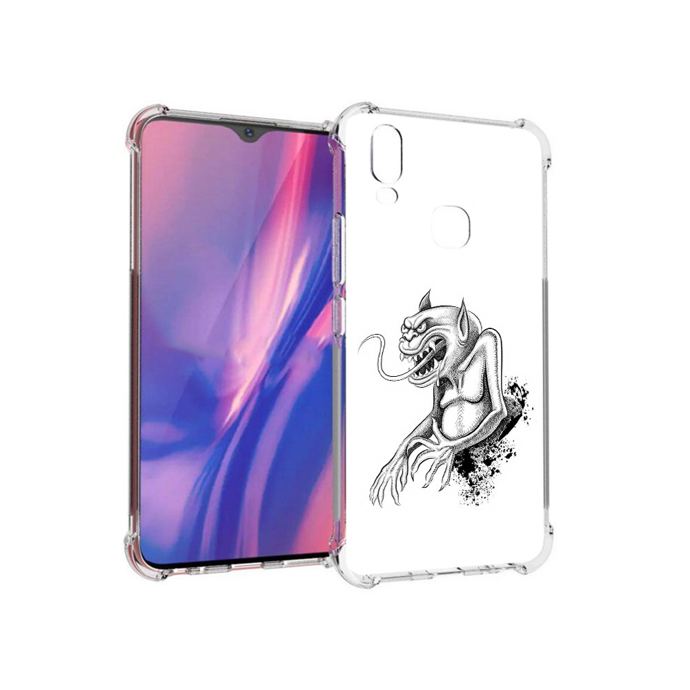 

Чехол MyPads Tocco для Vivo Y11 чорт (PT144890.422.692), Прозрачный, Tocco