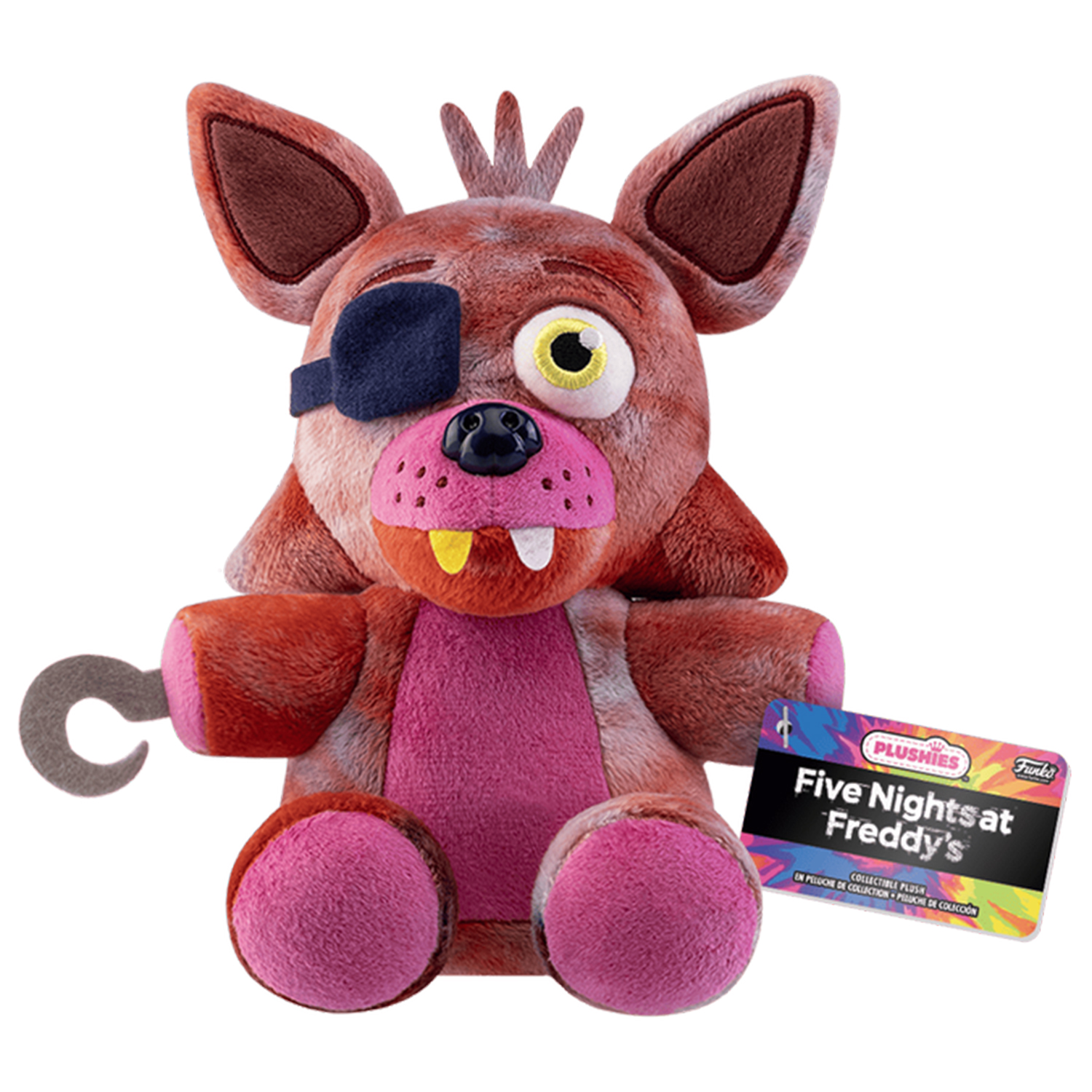 Мягкая игрушка Funko TieDye Foxy розовый 17 см