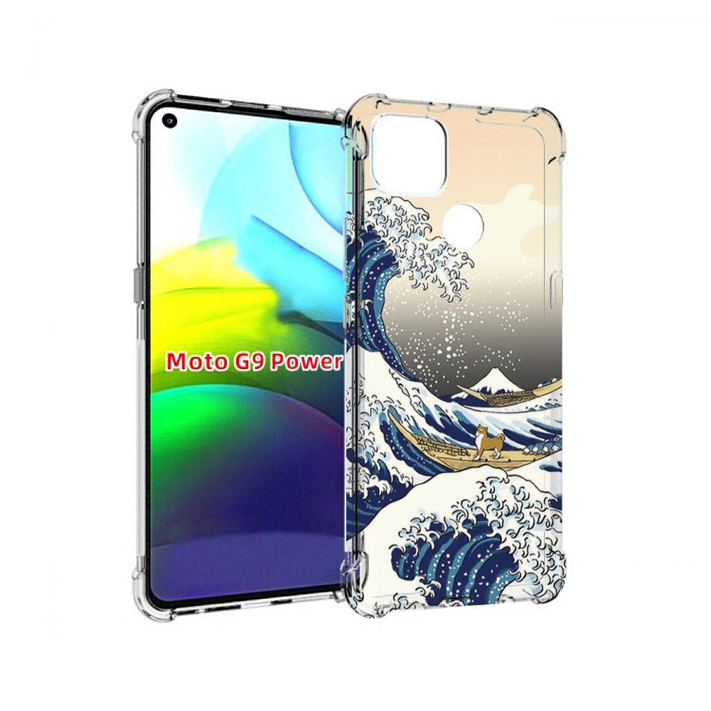 

Чехол MyPads собаки-на-плоту для Motorola Moto G9 Power, Прозрачный, Tocco