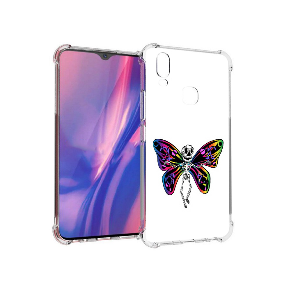 

Чехол MyPads Tocco для Vivo Y11 эффект бабочки (PT144890.422.701), Прозрачный, Tocco