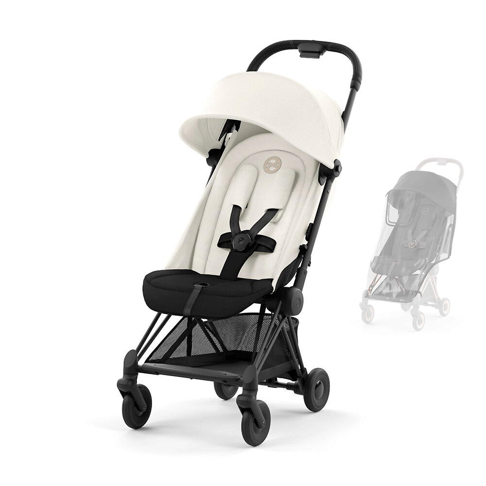 Прогулочная коляска Cybex Coya, цвет Off White RC / Matt Black