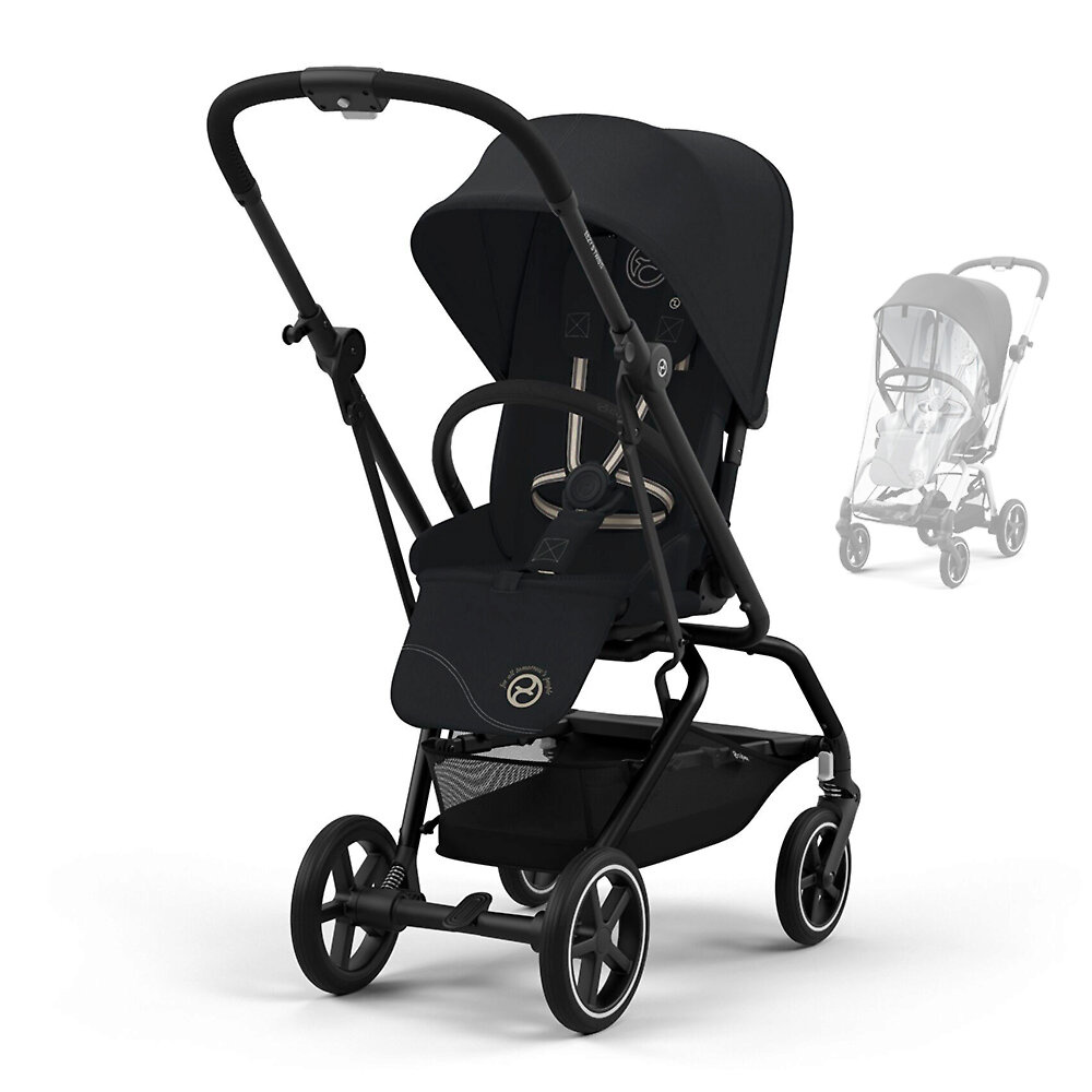 Прогулочная коляска Cybex Eezy S Twist+2, цвет Magic Black BLK RC