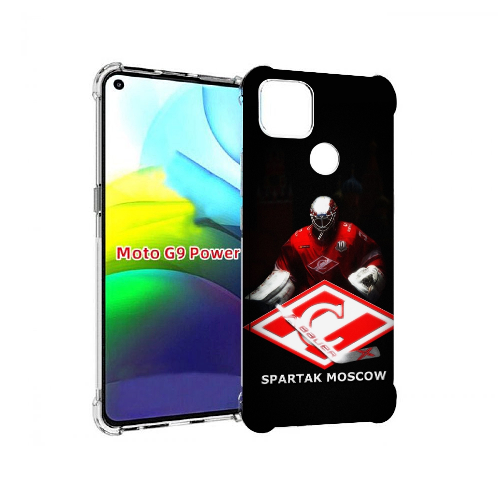 

Чехол MyPads спартак хоккеи мужской для Motorola Moto G9 Power, Прозрачный, Tocco