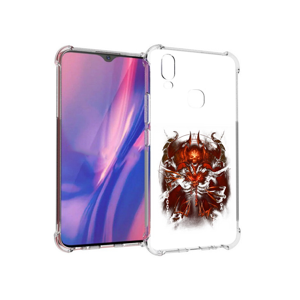 

Чехол MyPads Tocco для Vivo Y11 яркий демон (PT144890.422.708), Прозрачный, Tocco