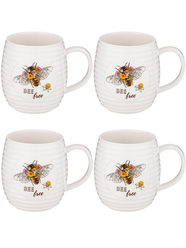 

Набор кружек 4 шт Lefard Honey bee 380 мл 4-SPAIK(151-191)ARTI