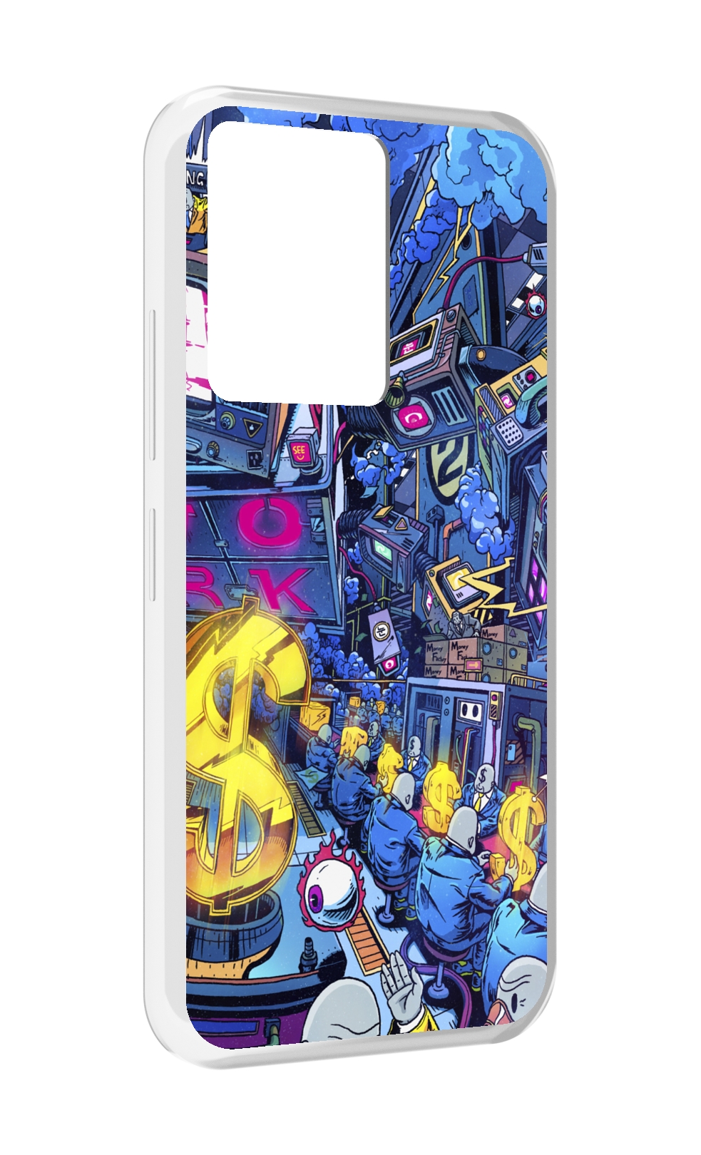 

Чехол MyPads футуристичная картинка для Infinix Note 12 5G X671 / Note 12 Pro 5G, Прозрачный, Tocco