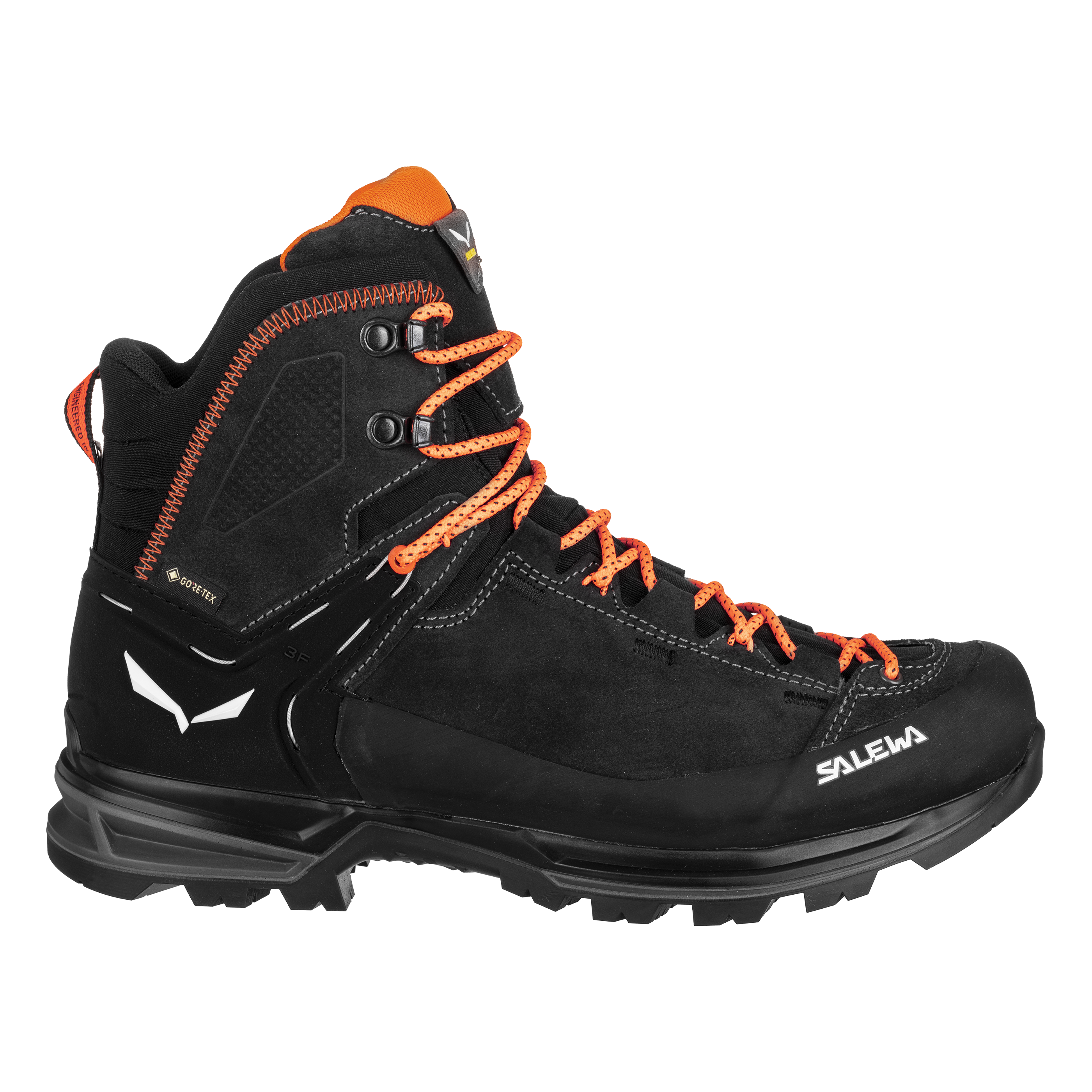 

Ботинки Salewa Mtn Trainer 2 Mid Gtx M, Onyx/Black, 9.5 UK, Черный;оранжевый, Mtn Trainer 2 Mid Gtx M
