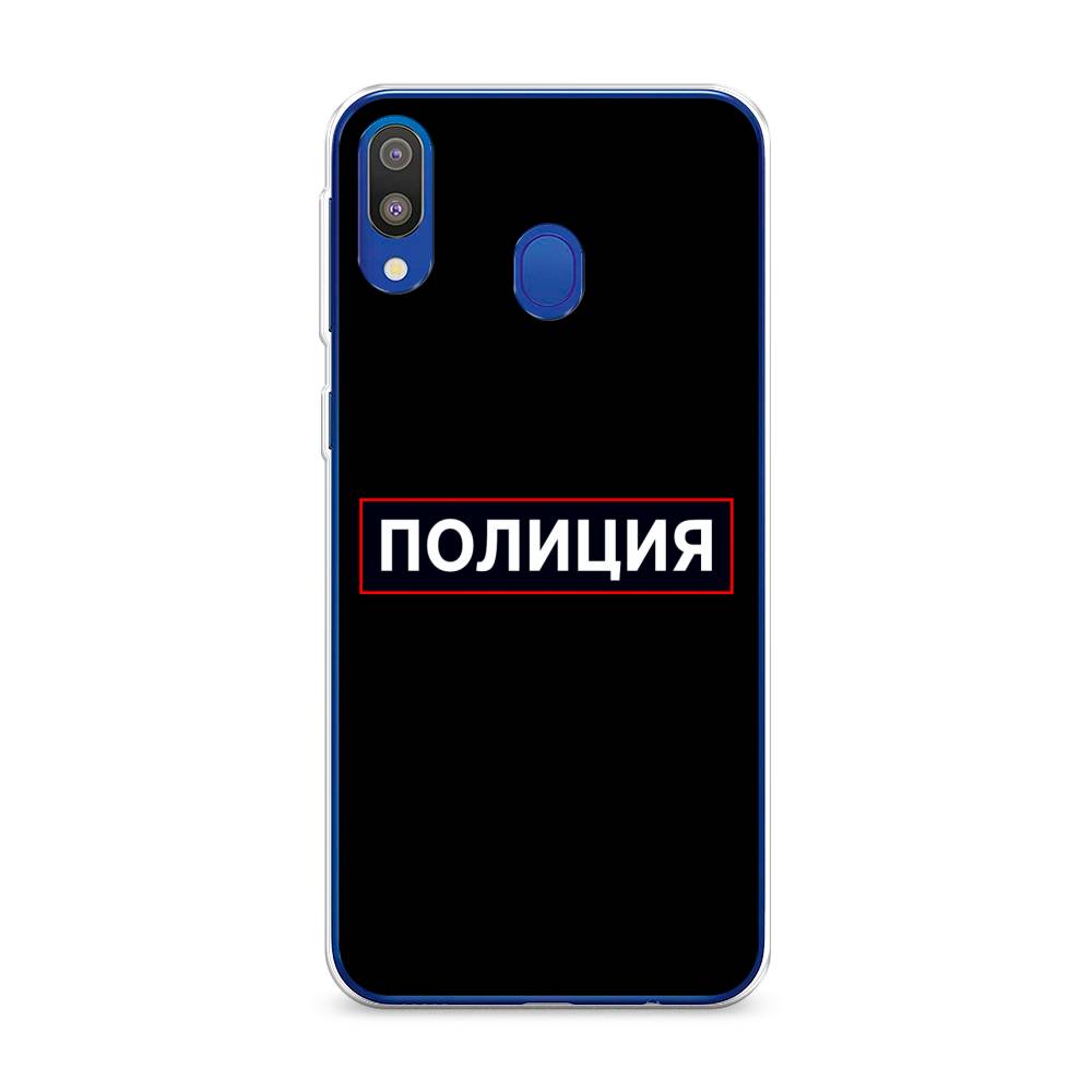 

Чехол Awog на Samsung Galaxy M20 "Police logo", Разноцветный, 27450-5
