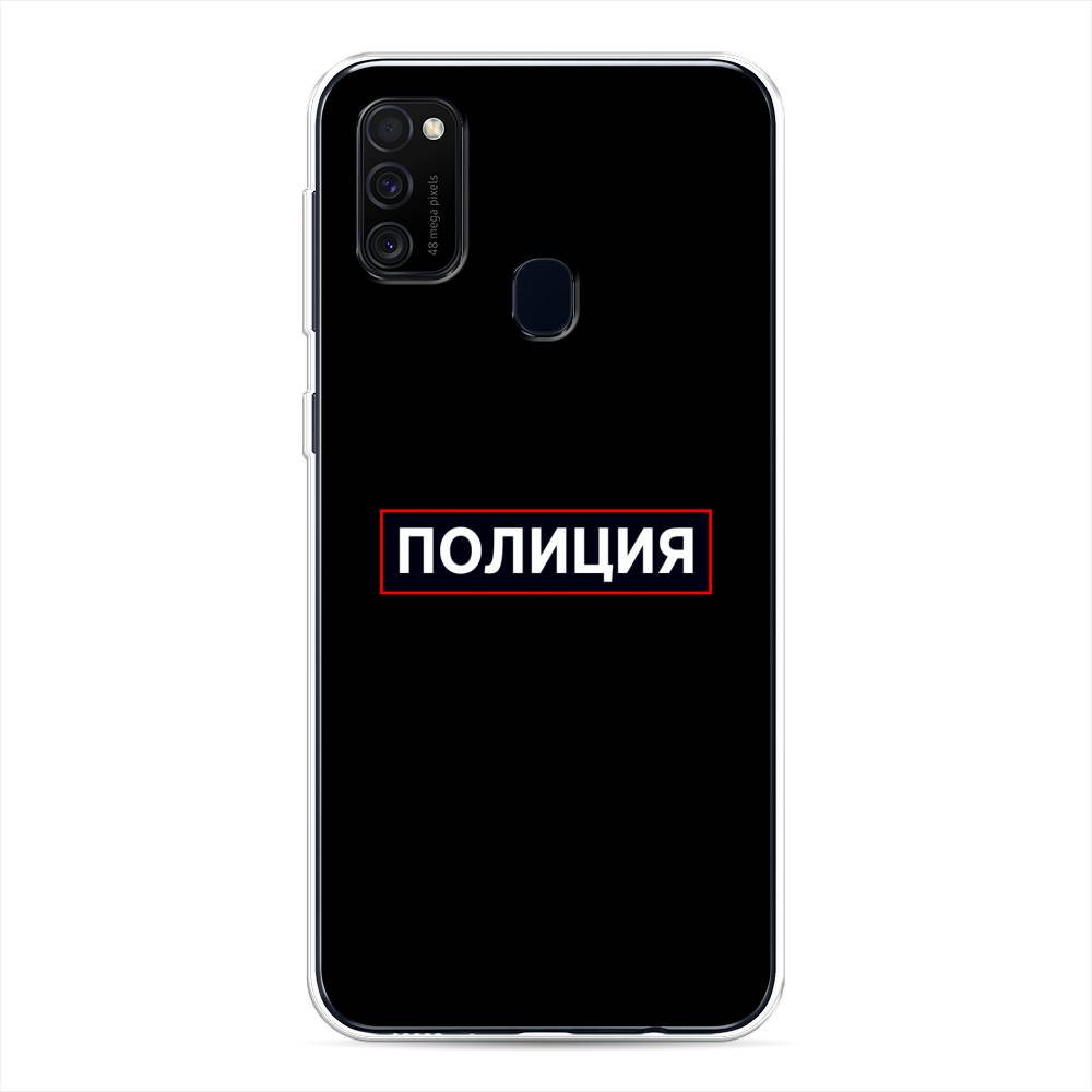 

Чехол Awog на Samsung Galaxy M30s/M21 "Police logo", Разноцветный, 29850-5