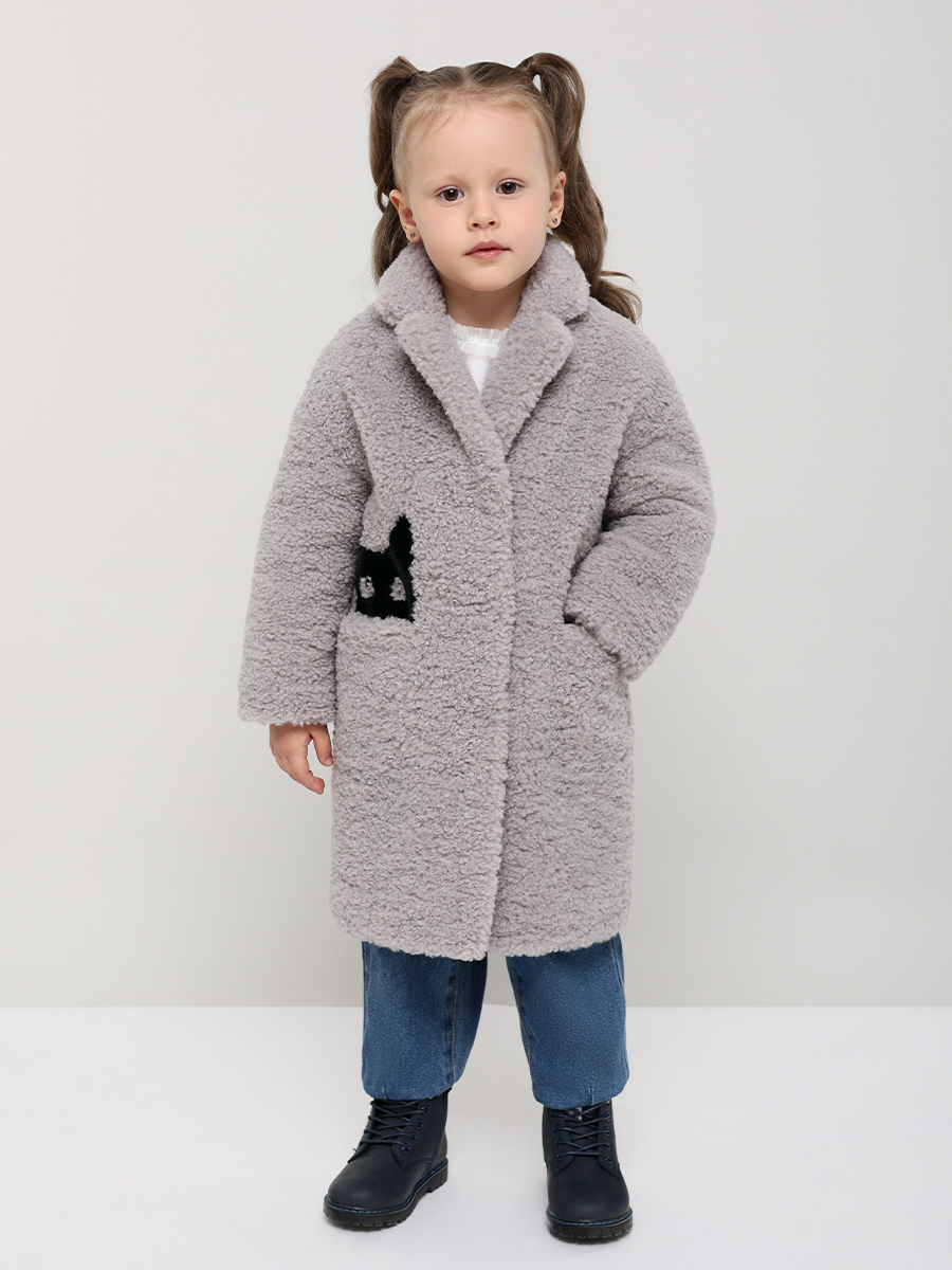 Шуба ALEF 135D-43, светло-серый, 104