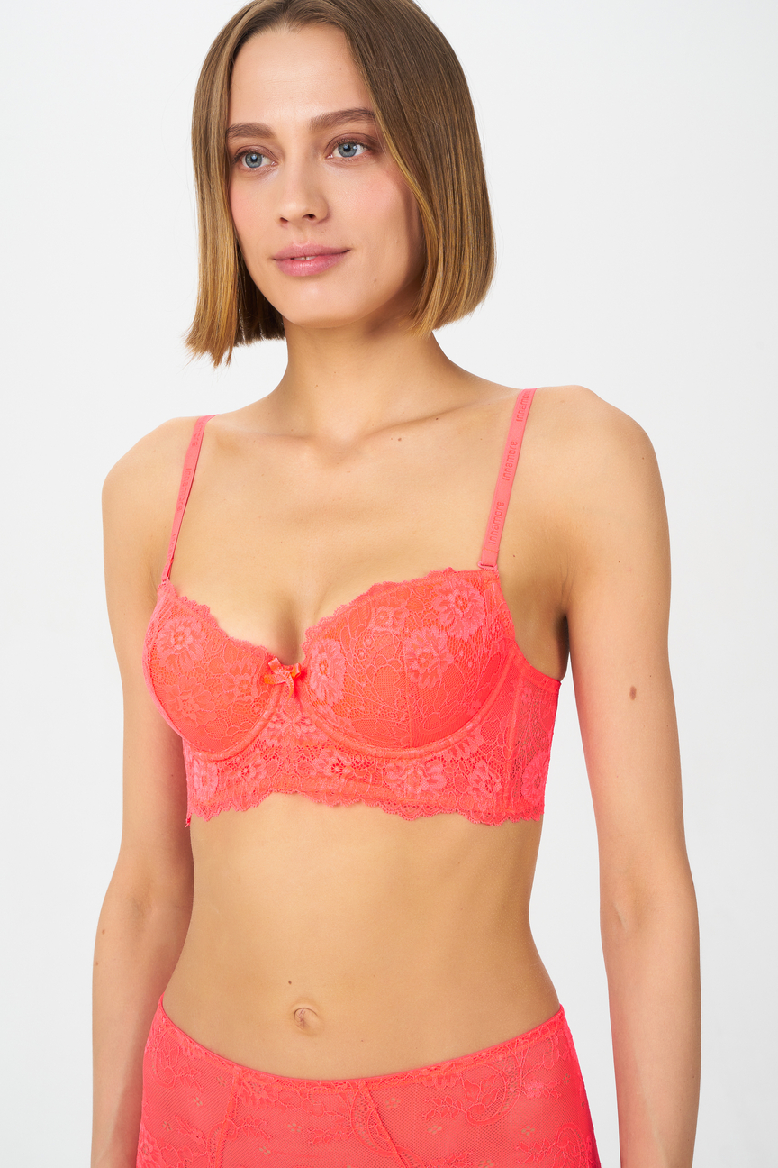 фото Бюстгальтер женский innamore icd10238 basic lace красный 75b