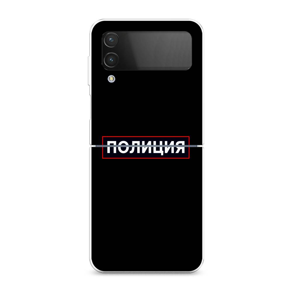 

Чехол Awog на Samsung Galaxy Z Flip 4 / Самсунг Z Flip 4 "Police logo", Разноцветный, 2106650-5