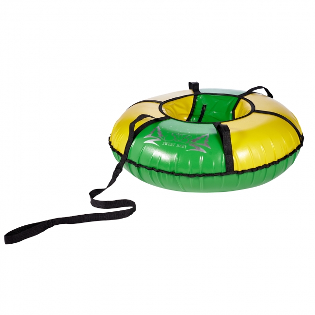фото Тюбинг sweet baby rider 90 green-yellow 419123