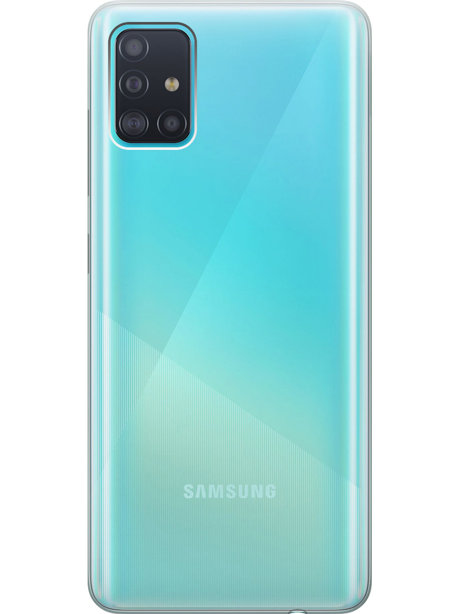 

Силиконовый чехол на Samsung Galaxy A51 прозрачный, 722409131