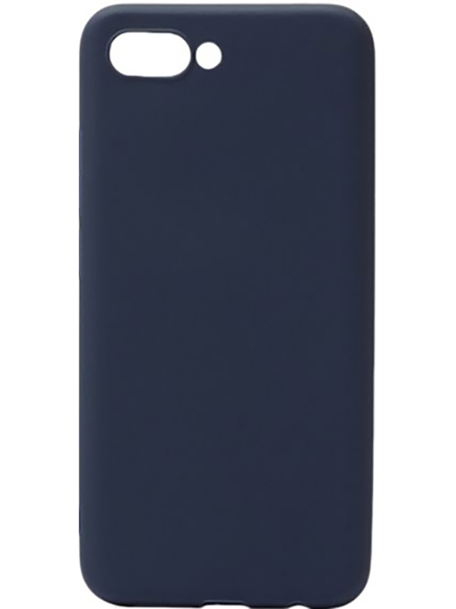 

Силиконовый чехол на Honor 10 матовый синий, 718089513