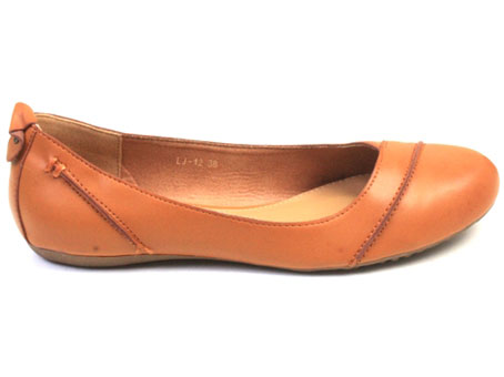 фото Балетки женские airbox 136229 коричневые 40 ru