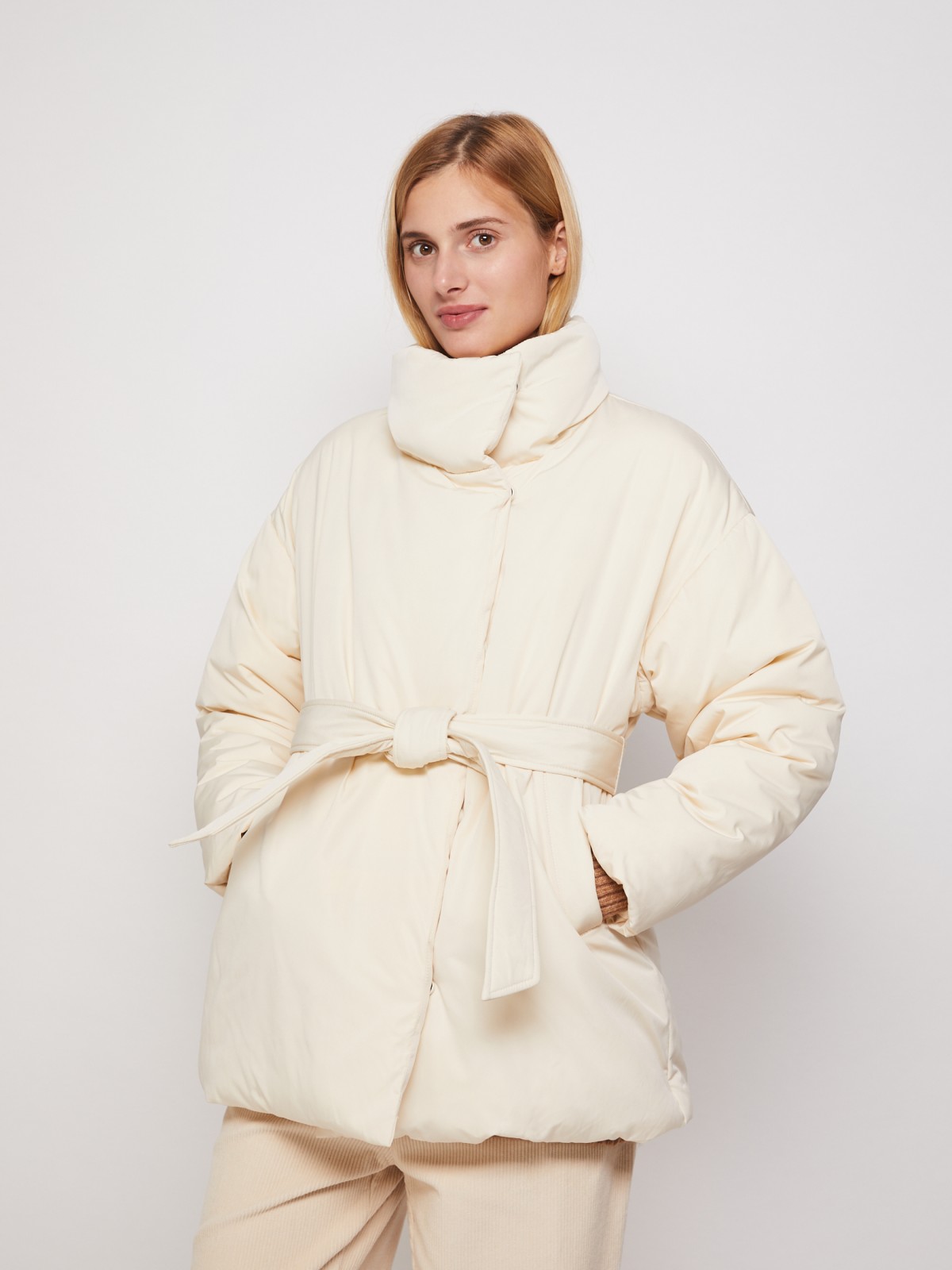 

Куртка женская Zolla 021345123134 бежевая XS, 021345123134