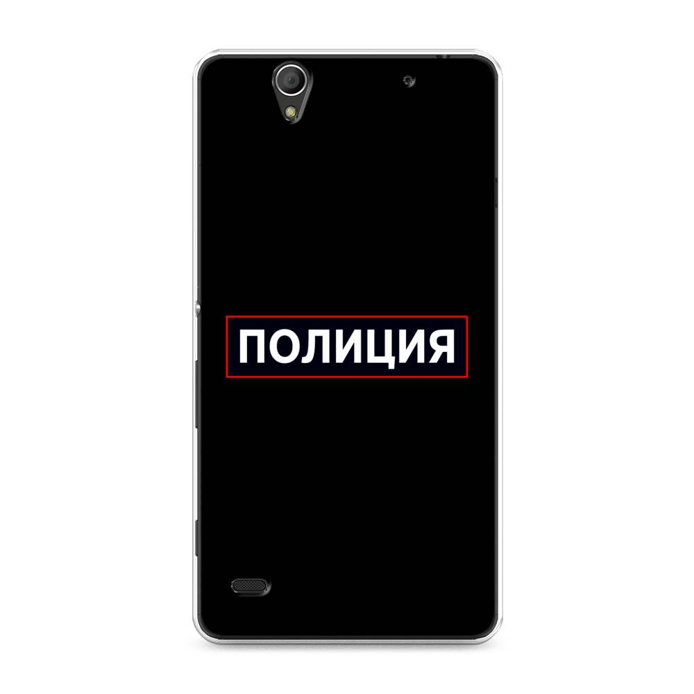 

Чехол Awog на Sony Xperia C4 "Police logo", Разноцветный, 52650-5