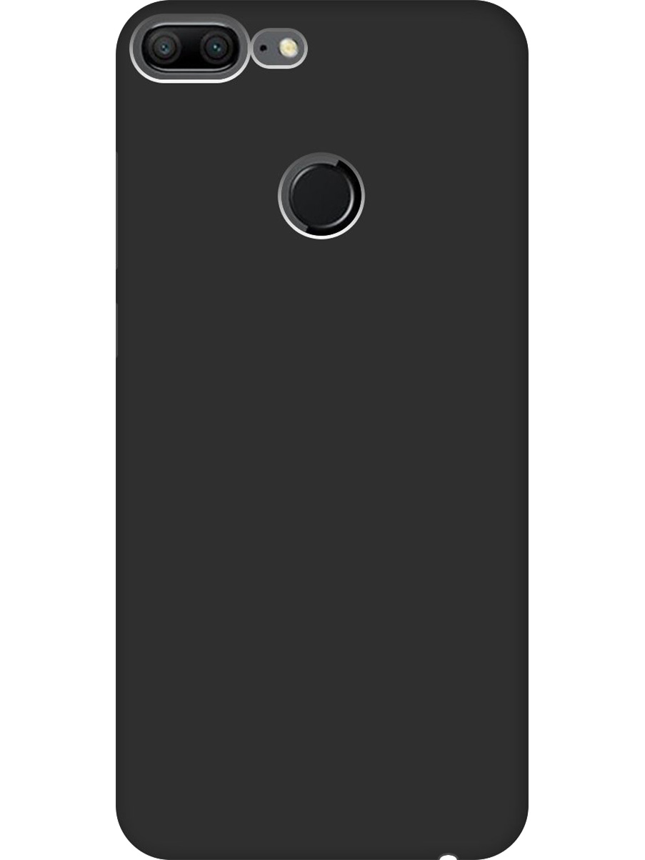

Силиконовый чехол на Honor 9 Lite матовый черный, 717568413