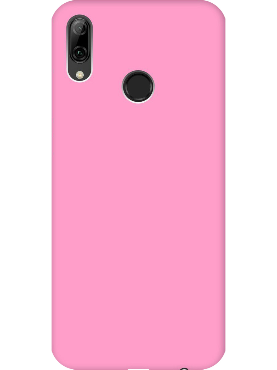 

Силиконовый чехол на Honor 10 Lite / Huawei P Smart (2019) матовый розовый, 720145821