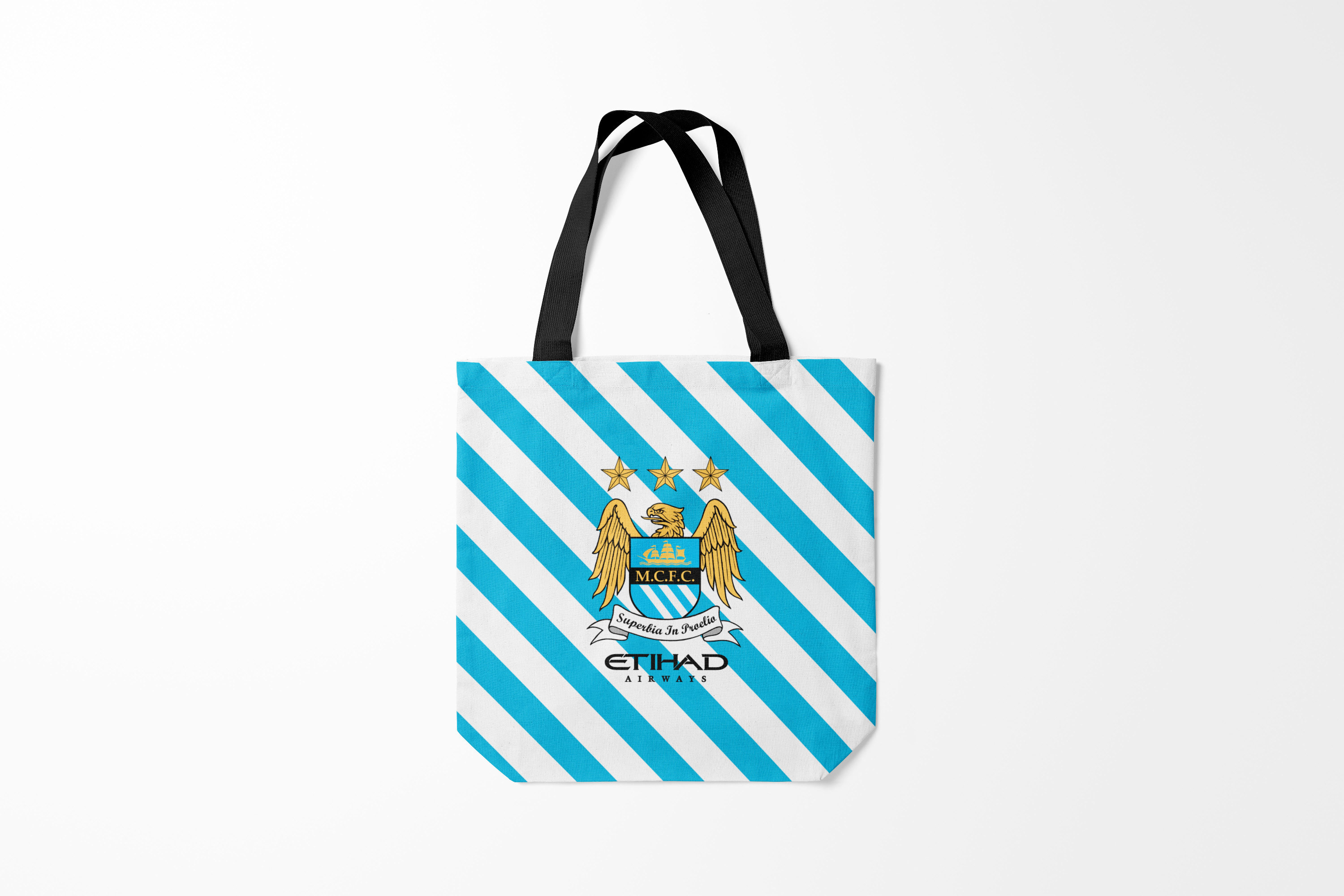 

Сумка шoппер унисекс Burnettie Manchester City Манчестер Сити, черный, Manchester City Манчестер Сити