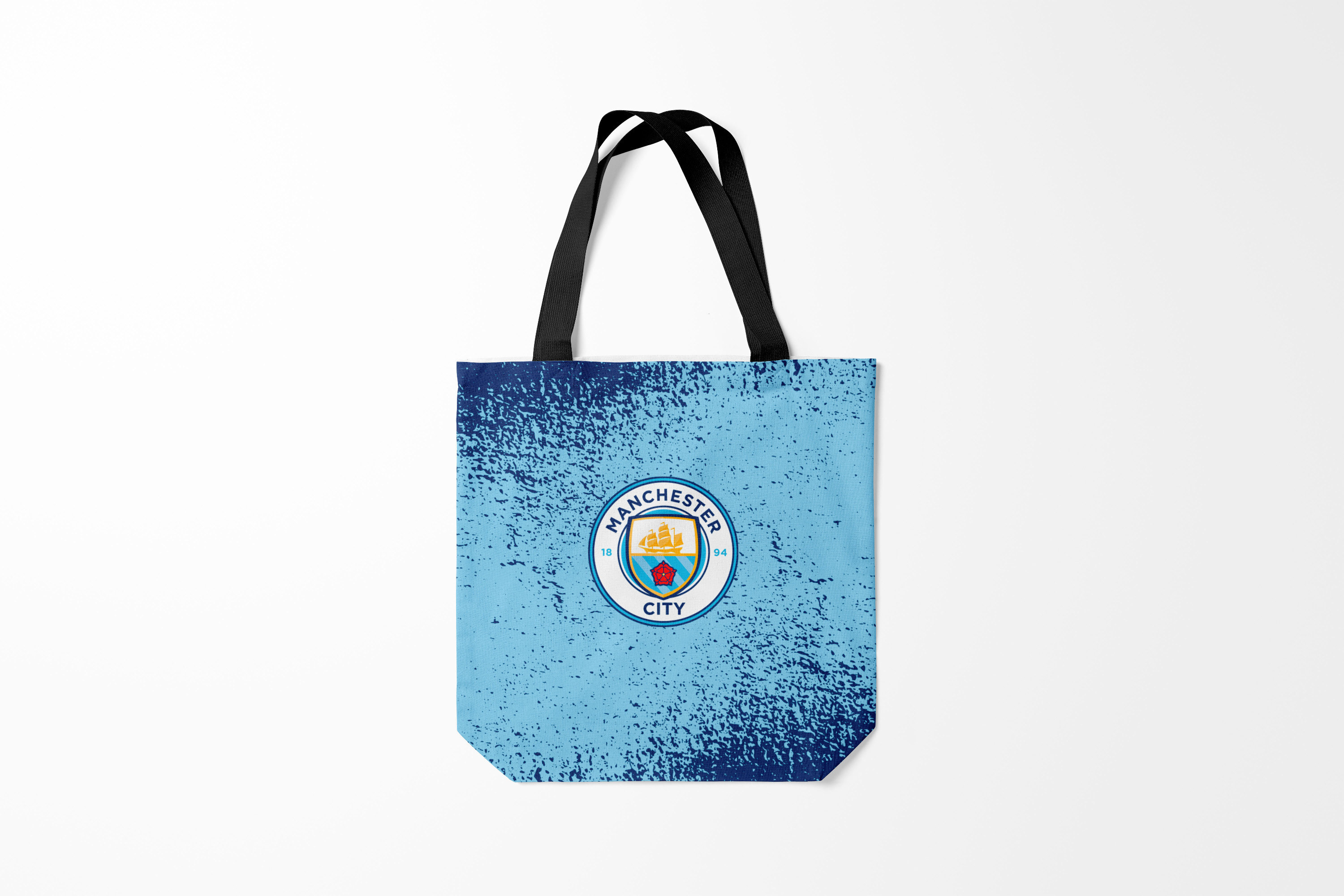 

Сумка шoппер унисекс Burnettie Manchester City CITY., синий, Manchester City CITY.