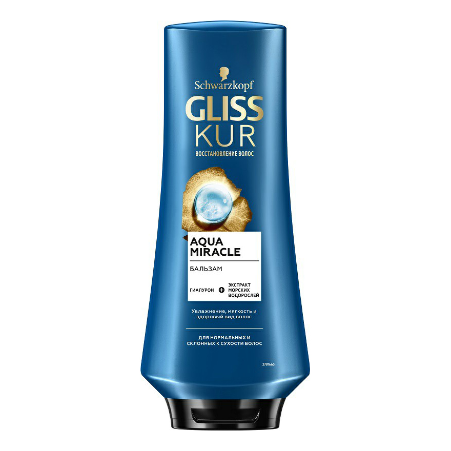 

Бальзам Gliss Kur Aqua Miracle для нормальных и склонных к сухости волос 360 мл