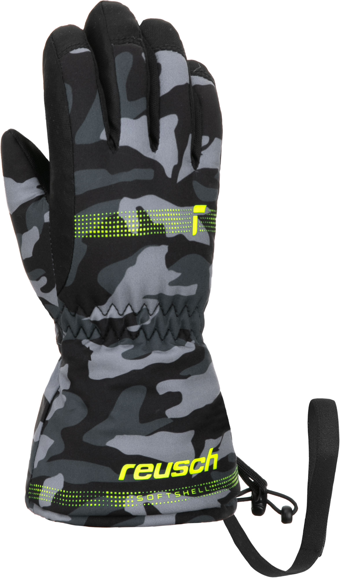 Варежки Горнолыжные Reusch Maxi R-Tex Xt Black/Grey Camou (Inch (Дюйм):Iv)