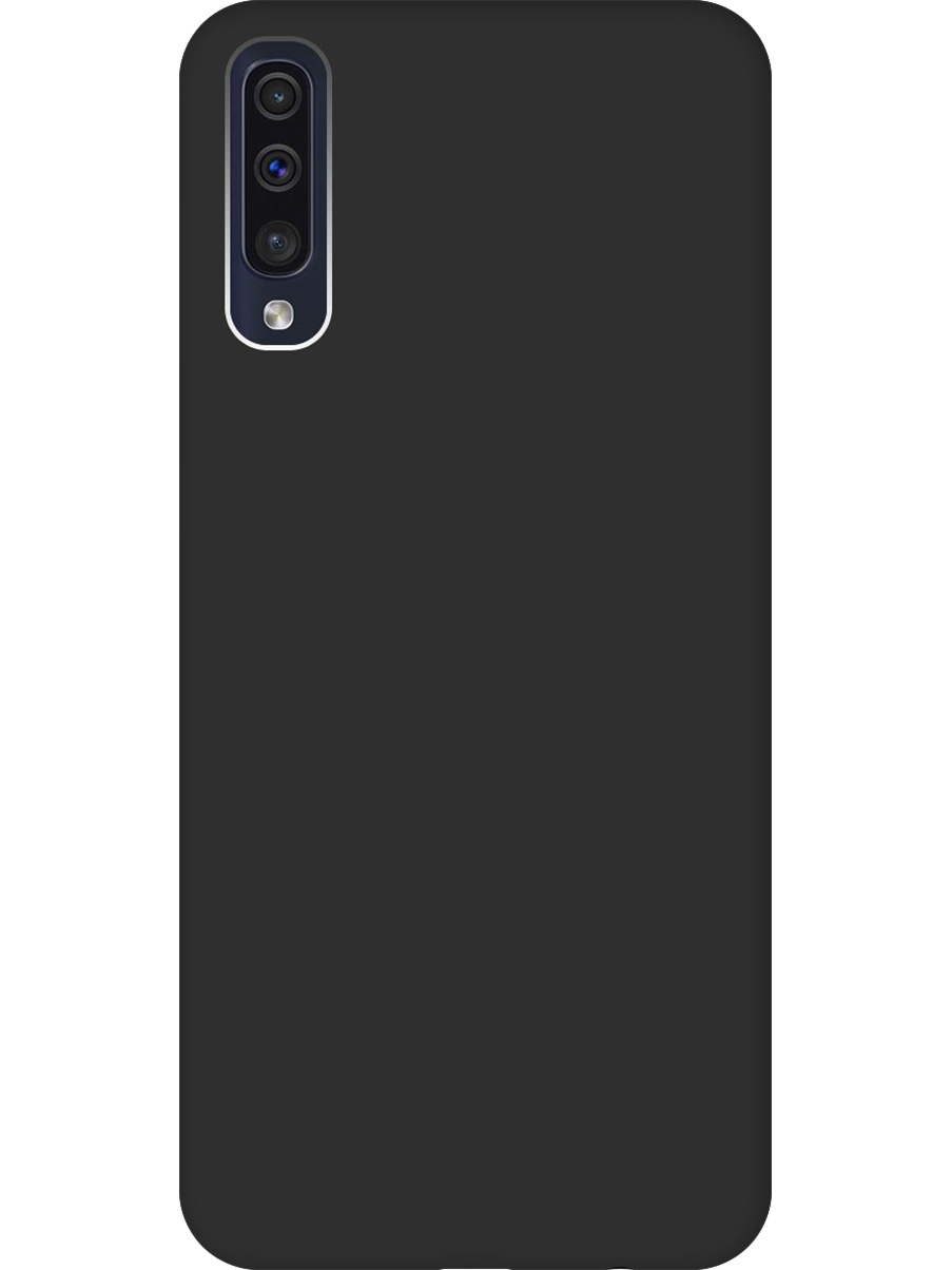 

Силиконовый чехол на Samsung Galaxy A50 / A50s / A30s матовый черный, 720772213