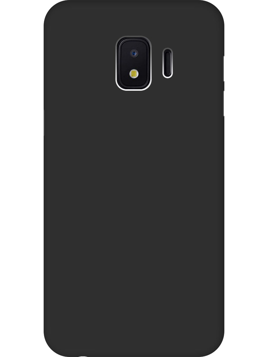 

Силиконовый чехол на Samsung Galaxy J2 Core матовый черный, 720544713