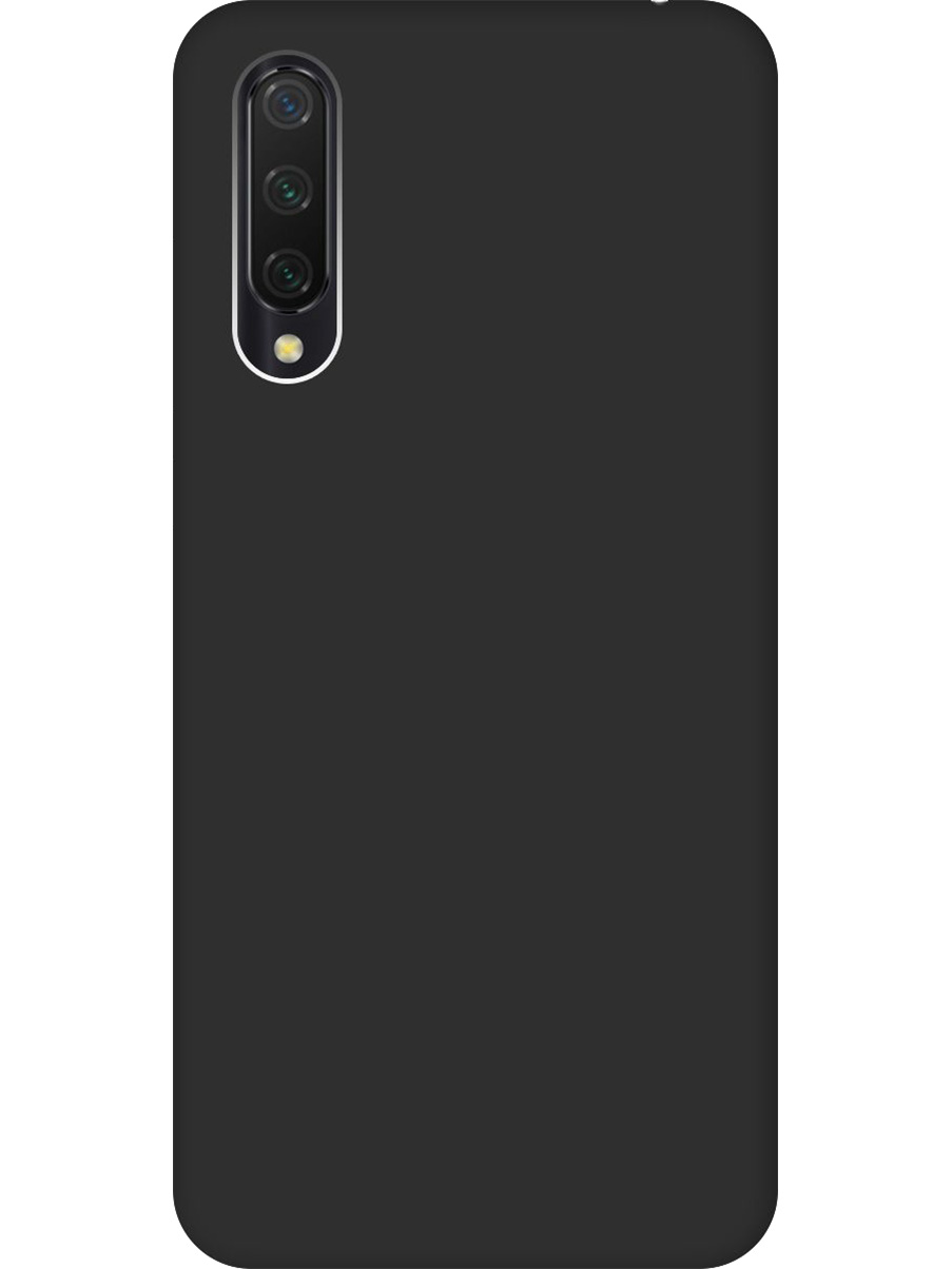 

Силиконовый чехол на Xiaomi Mi 9 Lite/CC9 матовый черный, 721722513