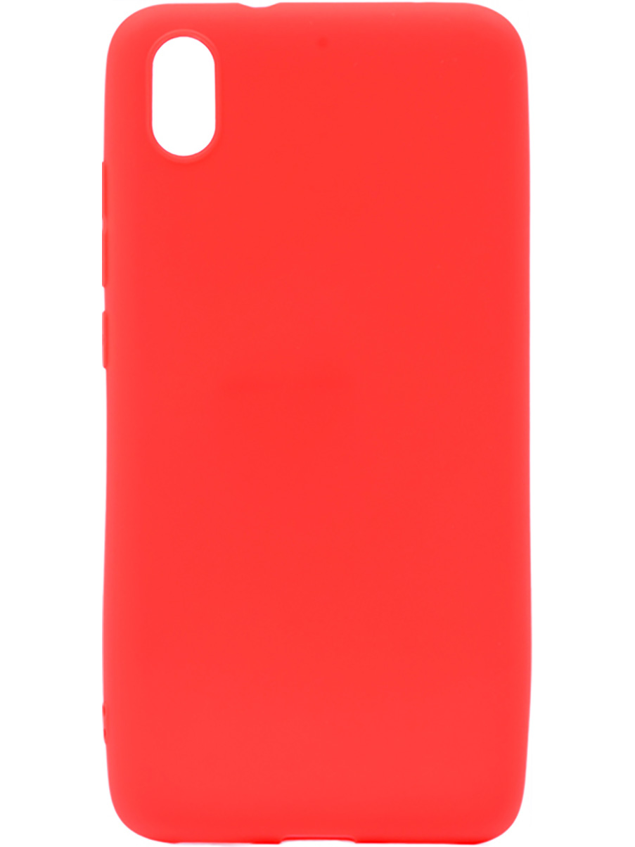 

Силиконовый чехол на Xiaomi Redmi 7A матовый красный, 721424821