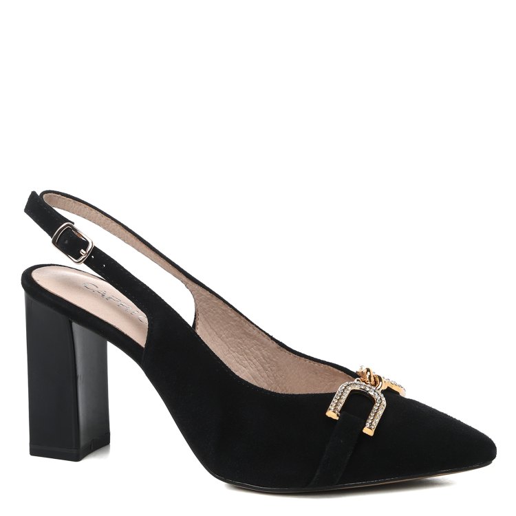 

Туфли женские Caprice 9-9-29600-20 черные 37 EU, 9-9-29600-20