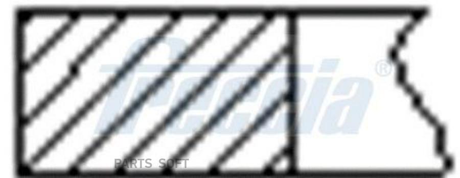 

Комплект Поршневых Колец На 1 Цилиндр Vw Std D83 Freccia арт. fr10-502400
