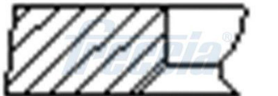 

Комплект Поршневых Колец На 1 Цилиндр Vw Std D83 Freccia арт. fr10-502800