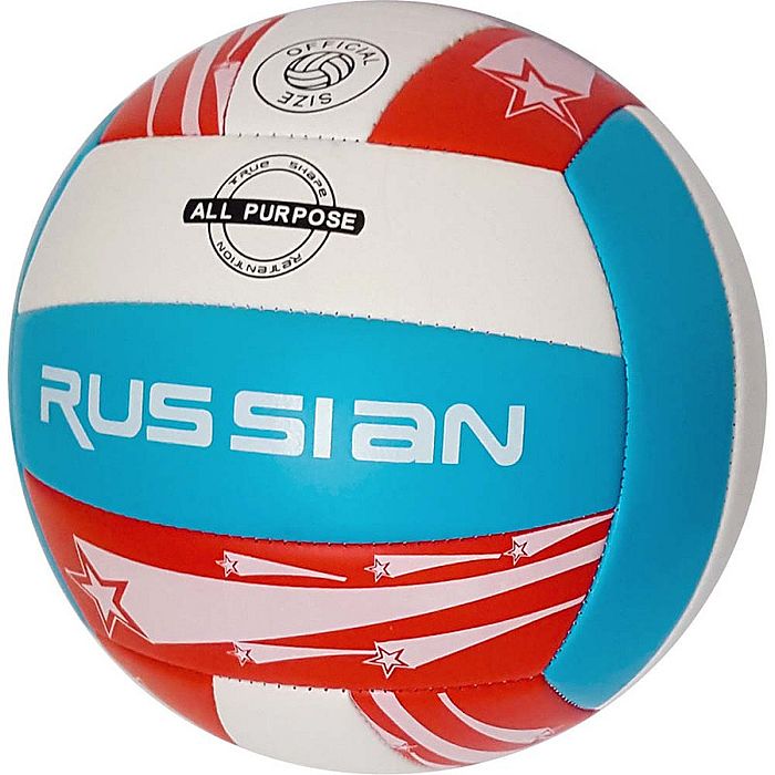 Мяч волейбольный SPORTEX 270 гр, PU 2. 5, маш. сш., голубой