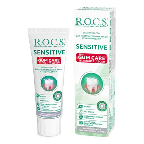 

Зубная паста R.O.C.S. Sensitive Plus Gum Care 94 г