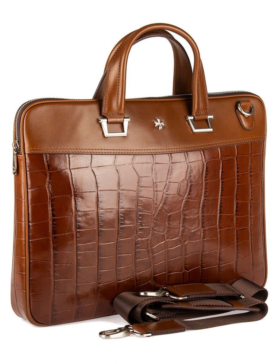 

Сумка унисекс Narvin 9751 croco brown, Коричневый, 9751