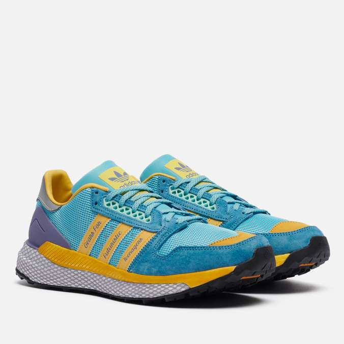 фото Кроссовки женские adidas x human made questar голубые 42.5 eu