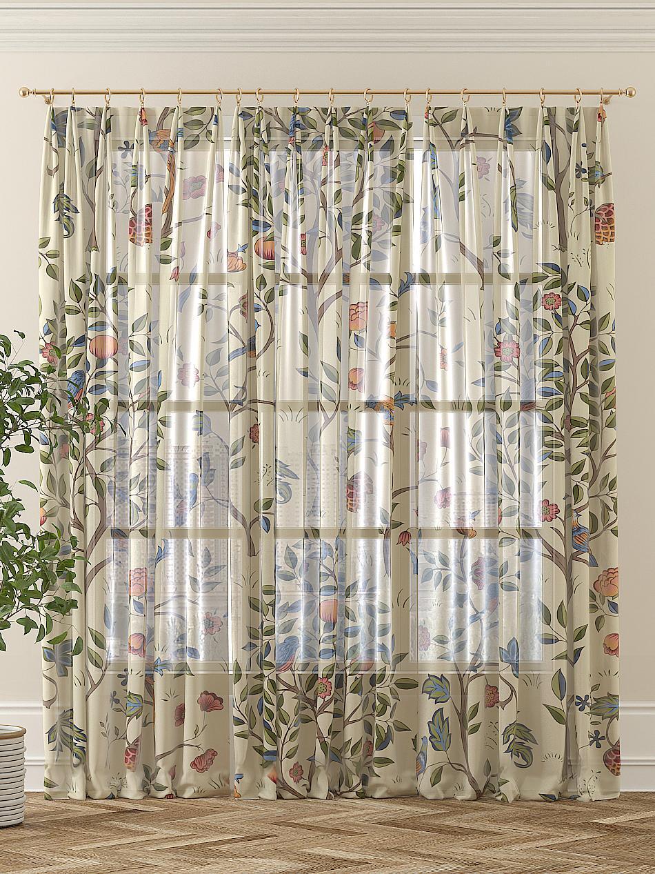

Тюль для комнаты AT HOME / Вуаль 450х280 см / Маклирис, 973110