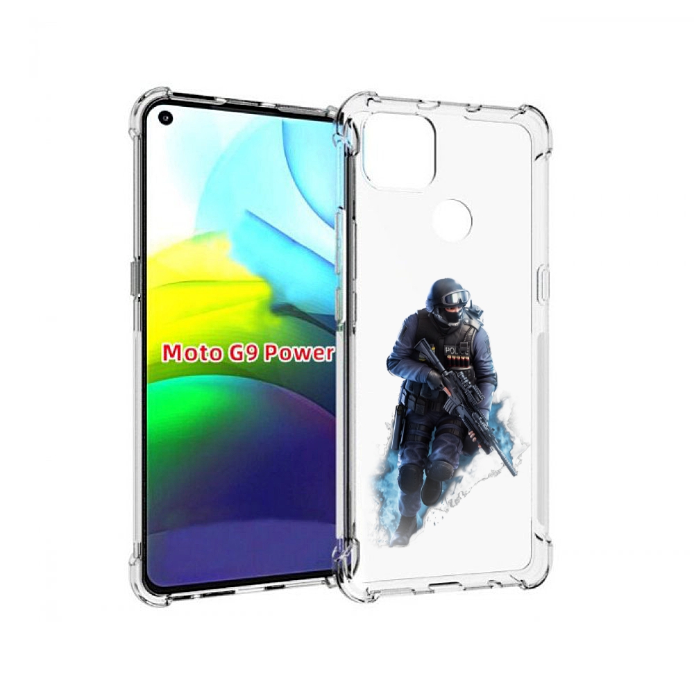 

Чехол MyPads спецназ-ксго для Motorola Moto G9 Power, Прозрачный, Tocco