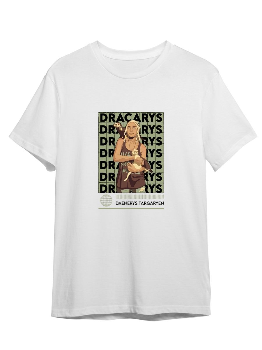 

Футболка унисекс СувенирShop Игра Престолов/Дом Дракона/Game of Thrones 7 белая XS (42-44), Белый, "Игра Престолов/Дом Дракона/Game of Thrones" 7