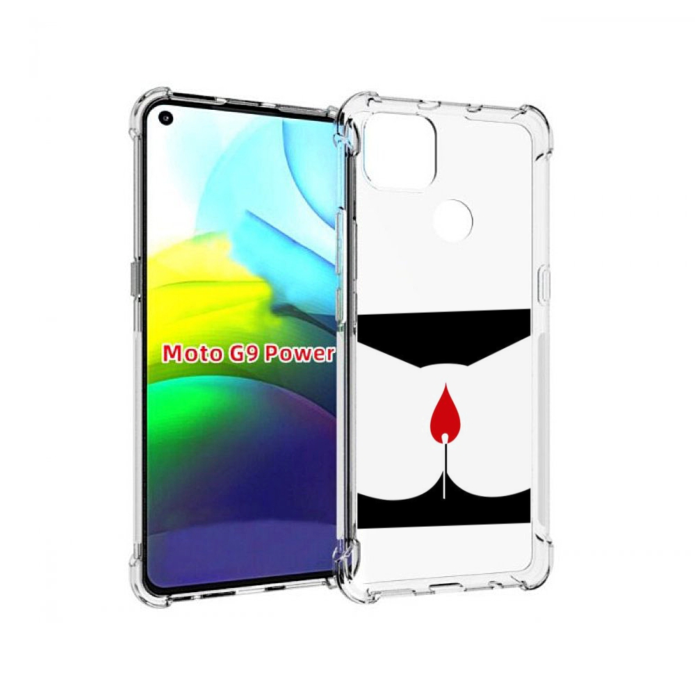 

Чехол MyPads спичка горит для Motorola Moto G9 Power, Прозрачный, Tocco