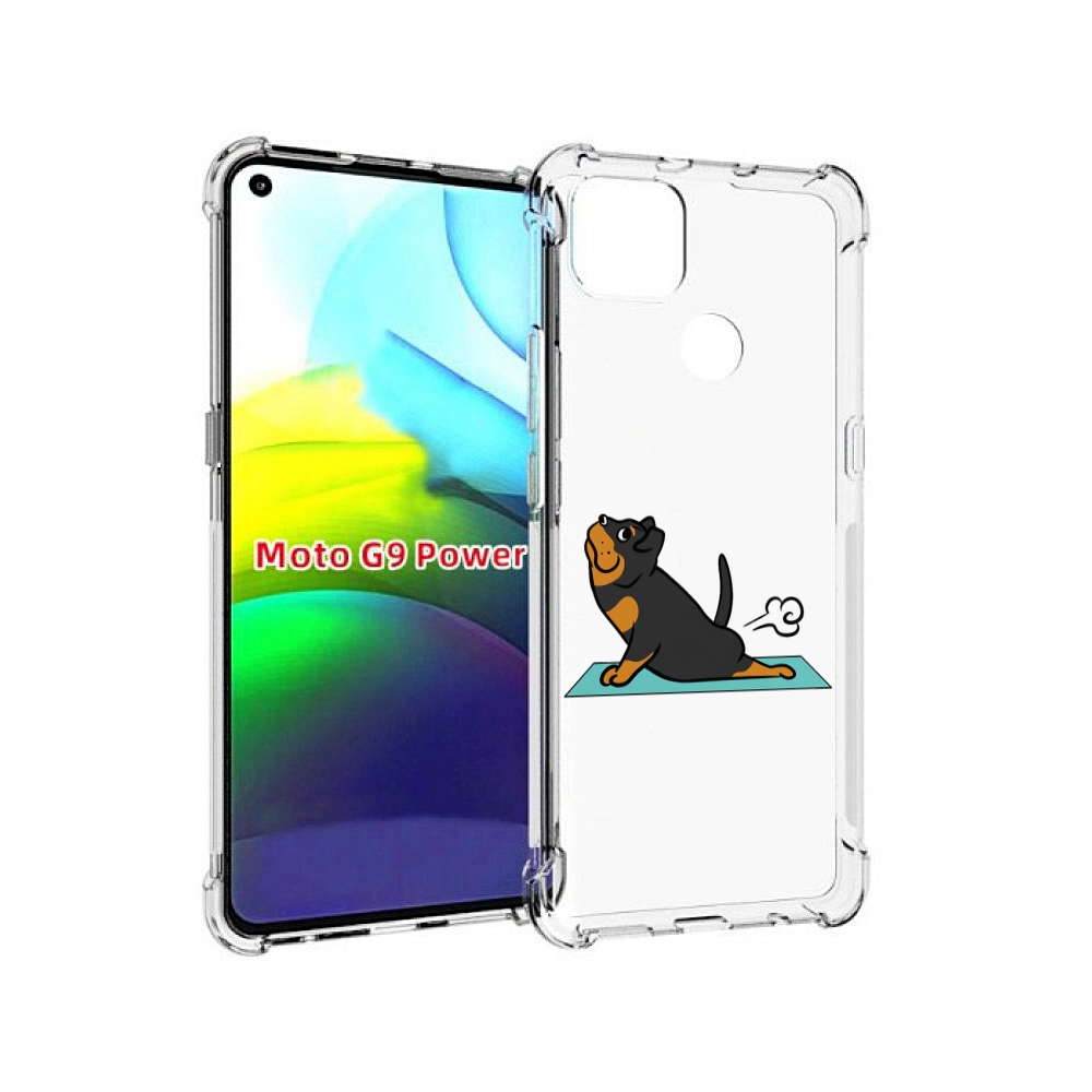 

Чехол MyPads спортивная-собачка для Motorola Moto G9 Power, Прозрачный, Tocco