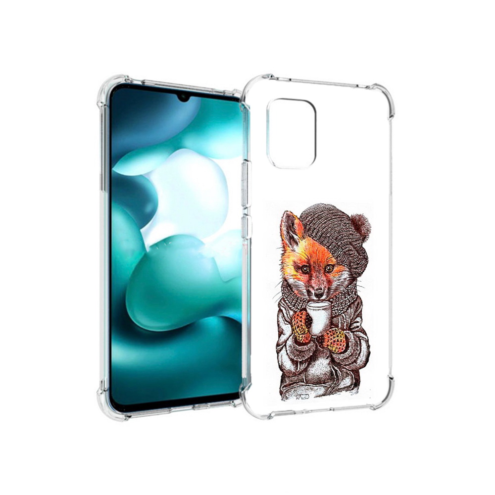 

Чехол MyPads Tocco для Xiaomi Mi 10 Lite лиса в шапке (PT150213.294.437), Tocco