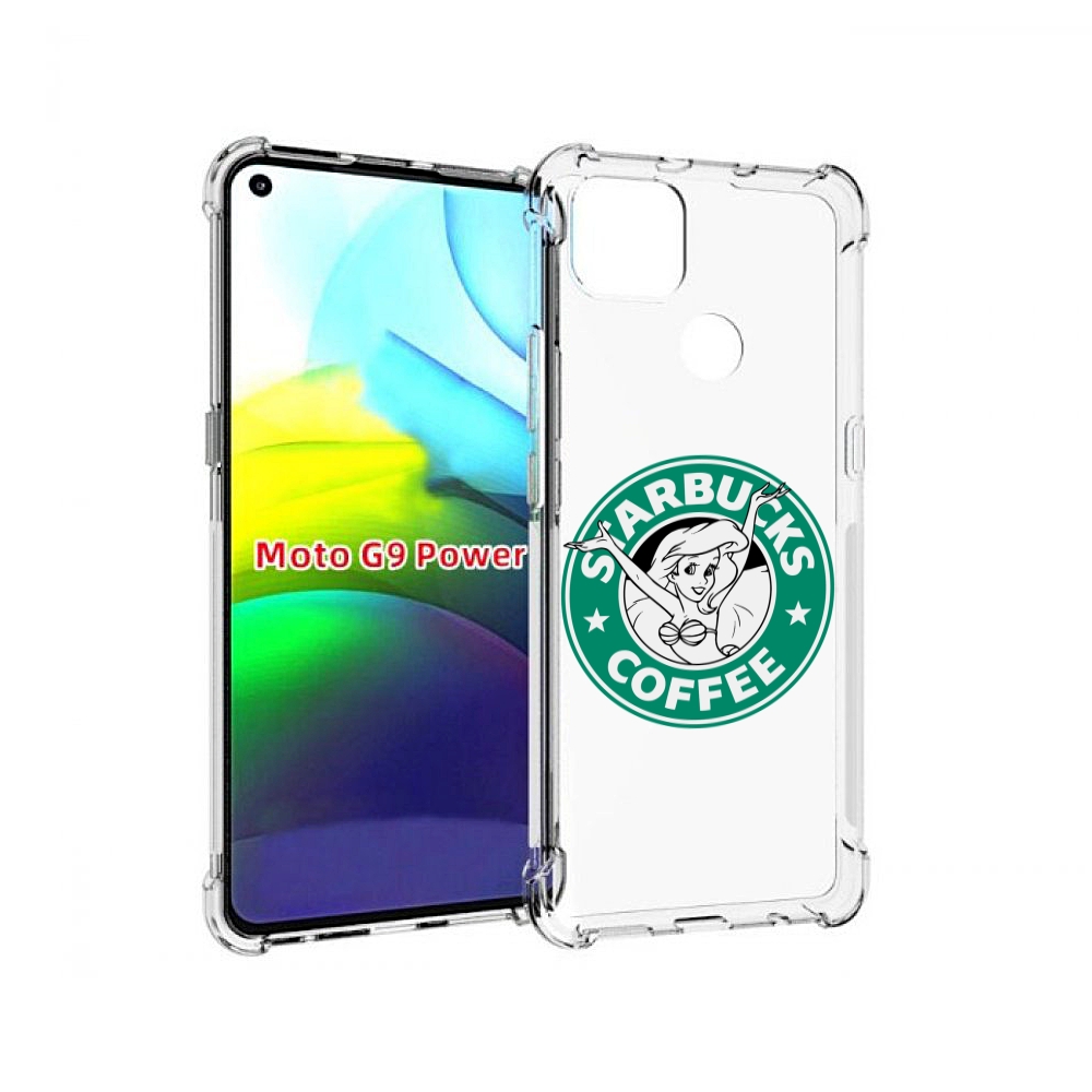 

Чехол MyPads старбакс-кофее для Motorola Moto G9 Power, Прозрачный, Tocco