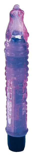 Гелевый вибратор в форме крокодильчика Tonga фиолетовый